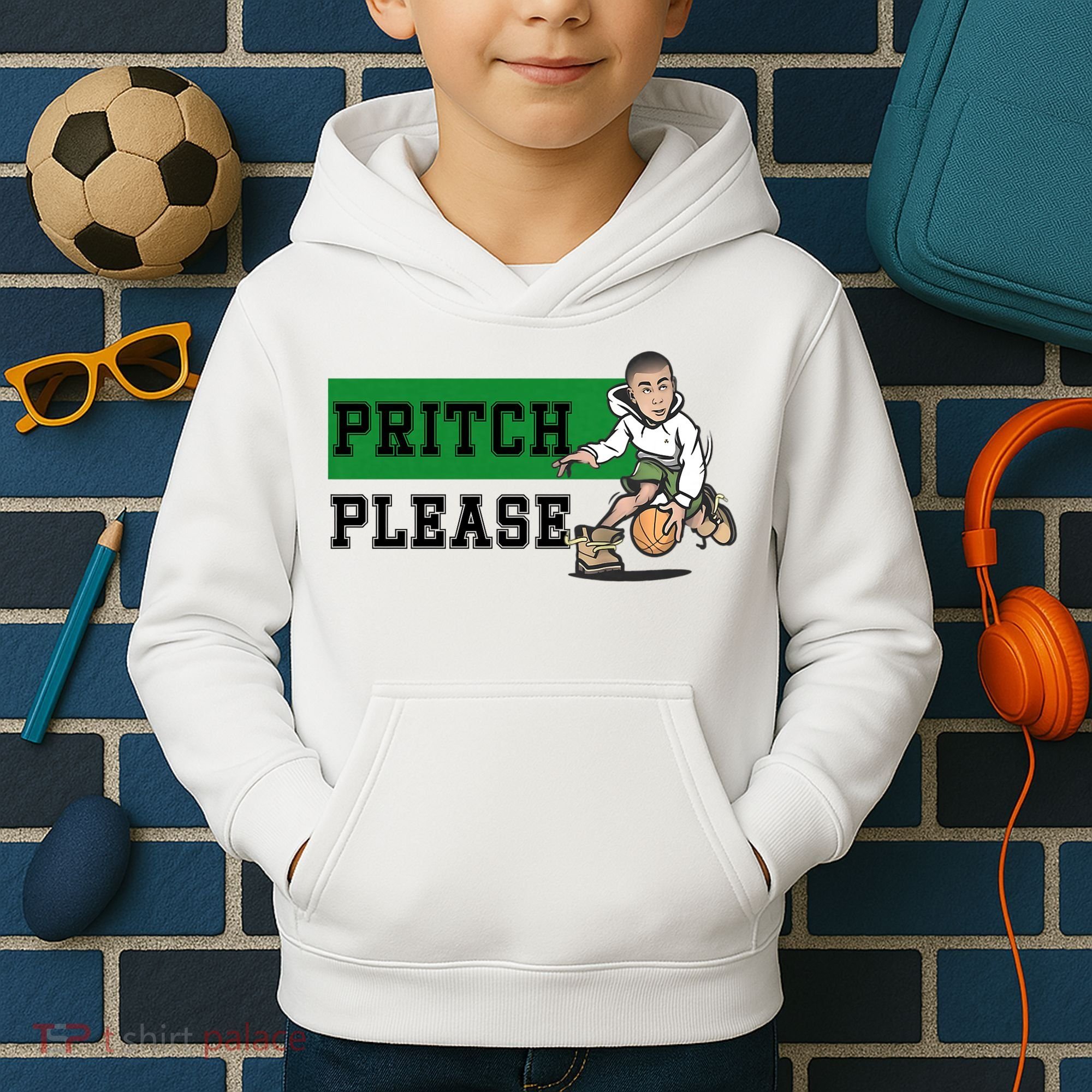 Pritch Please Kids Hoodie