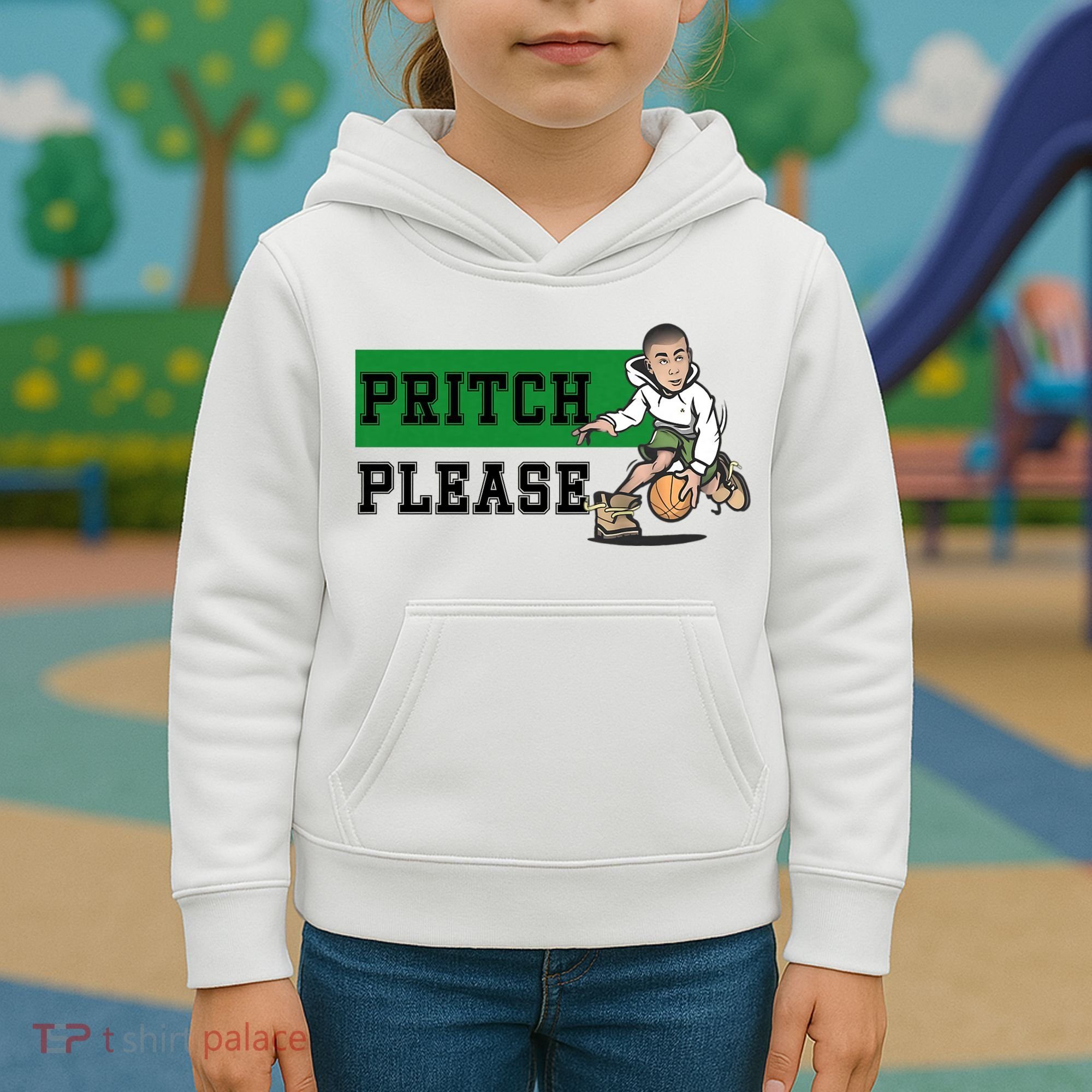 Pritch Please Kids Hoodie