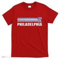 Philly Philadelphia Baseball Retro Vintage Stripes T-Shirt thumb 0