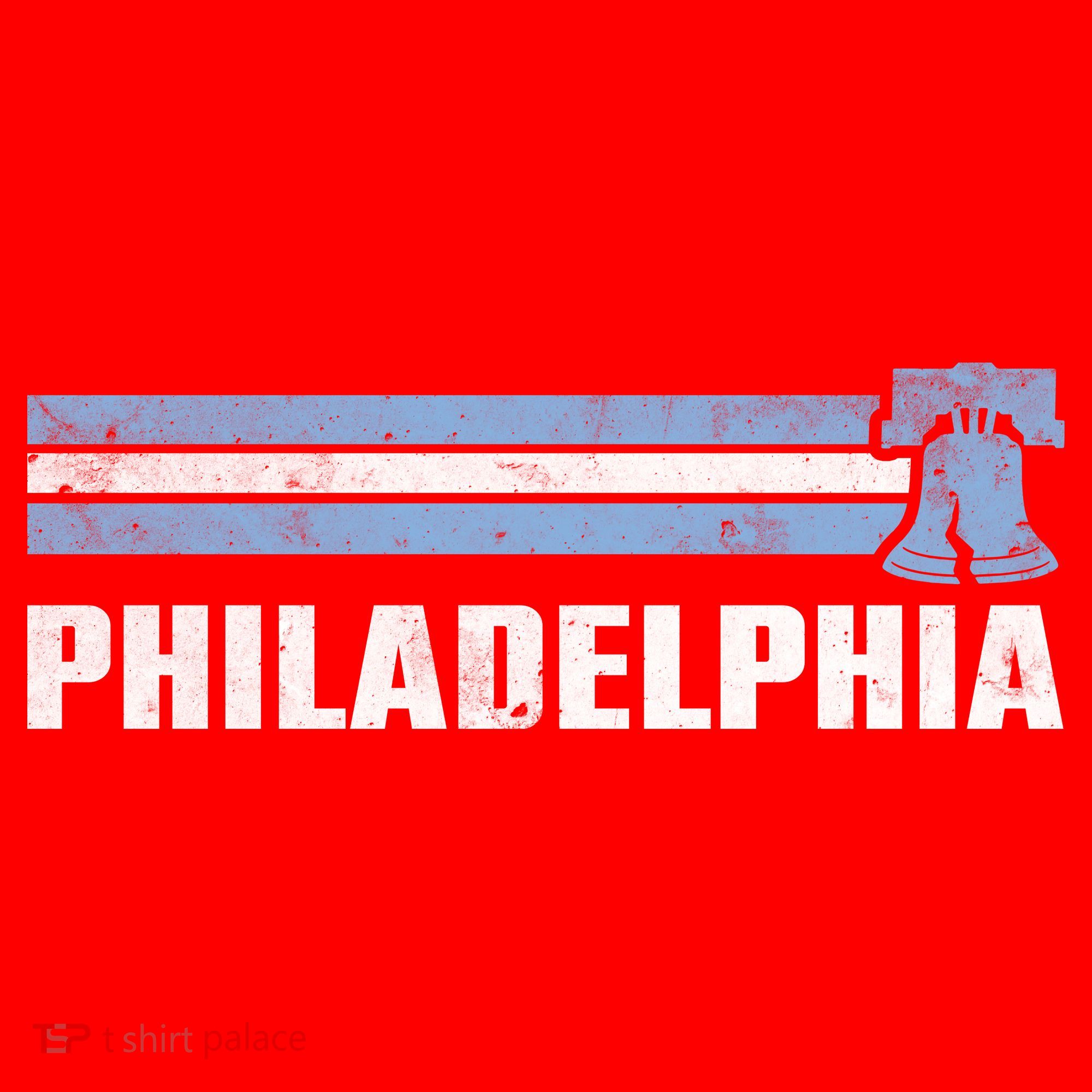 Philly Philadelphia Baseball Retro Vintage Stripes T-Shirt