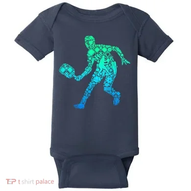 Pickleball Player Baby Bodysuit