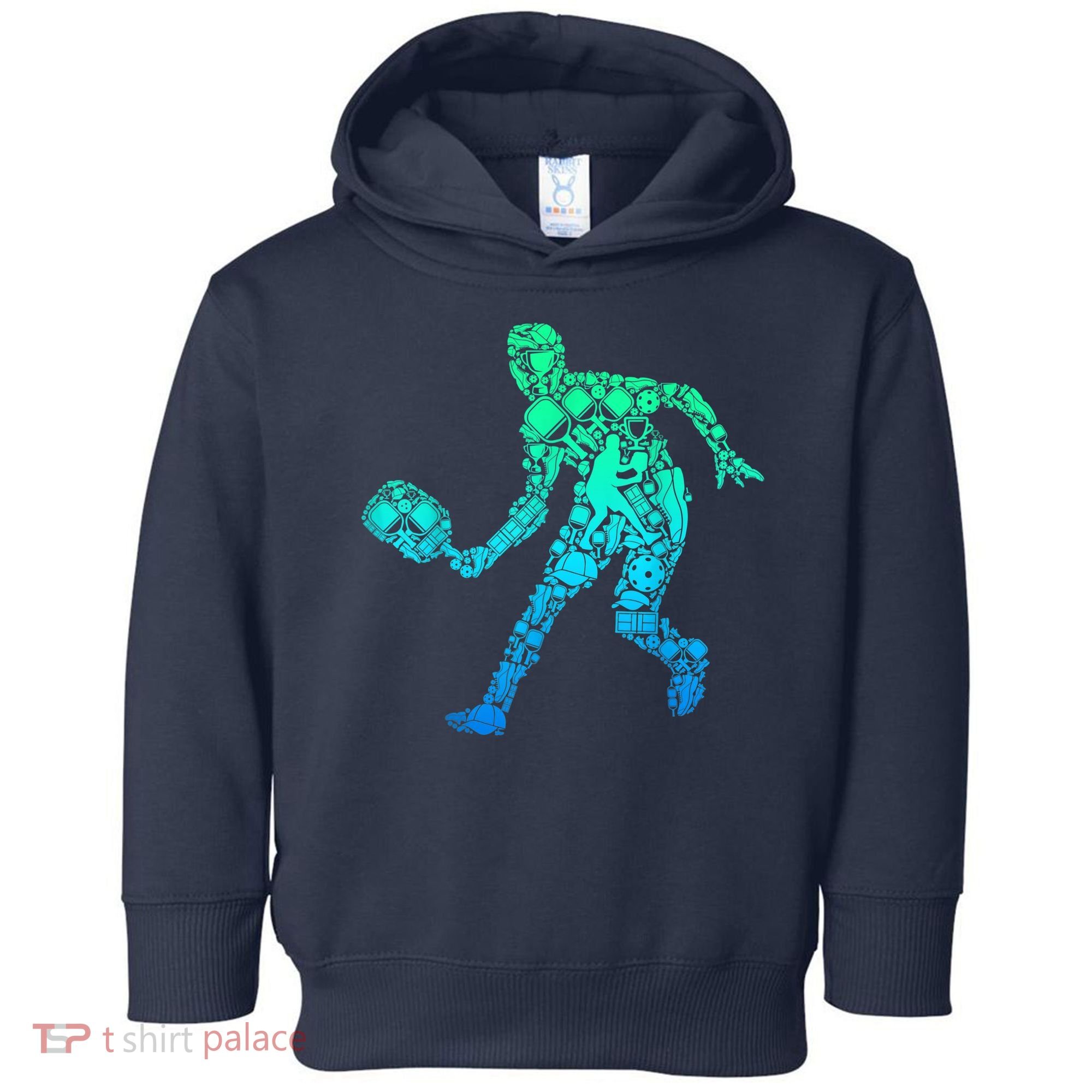 Pickleball Player Toddler Hoodie