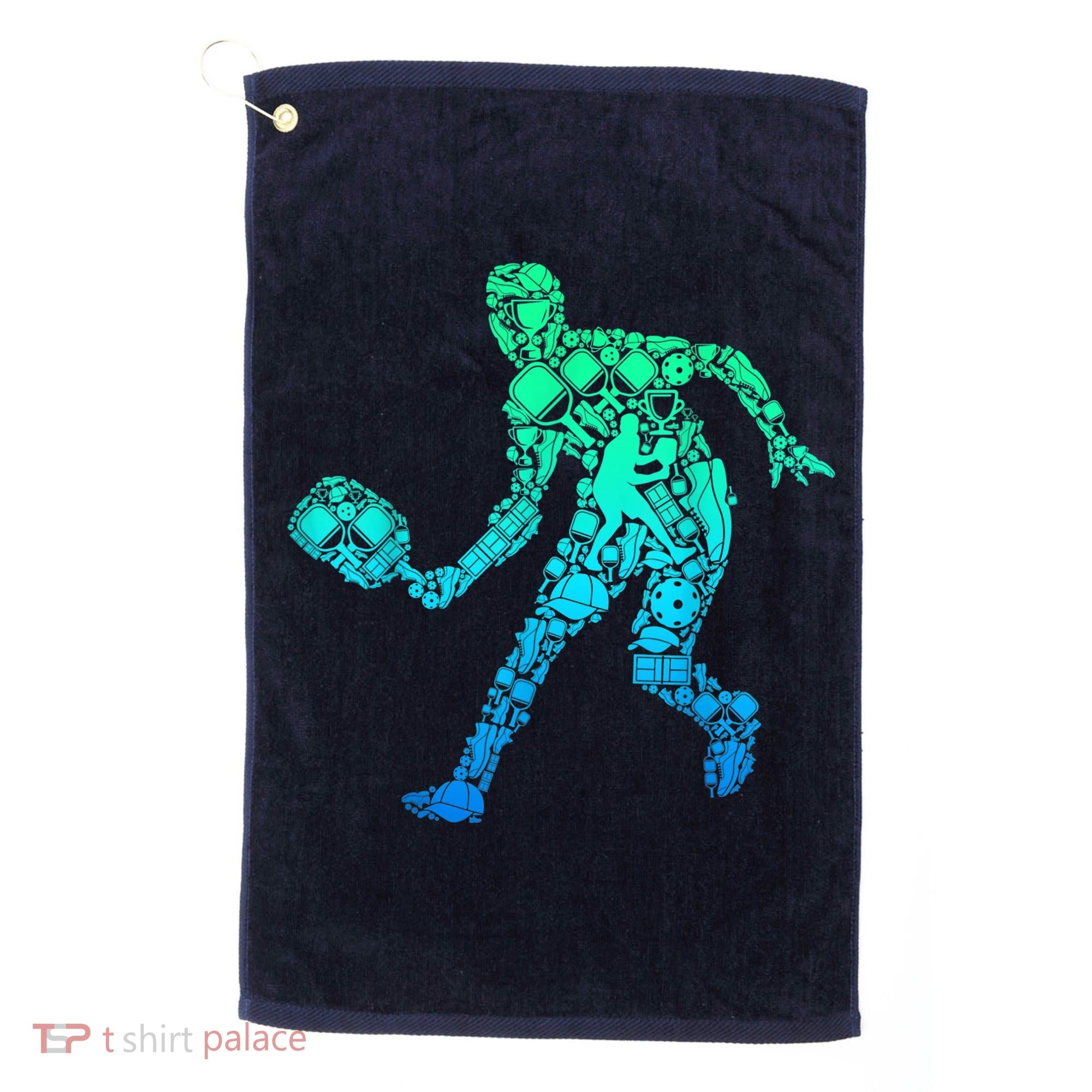 Pickleball Player Golf Towel