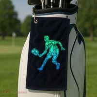 Pickleball Player Golf Towel thumb 2