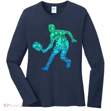 Pickleball Player Women's Long Sleeve Shirt