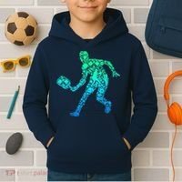 Pickleball Player Kids Hoodie thumb 2