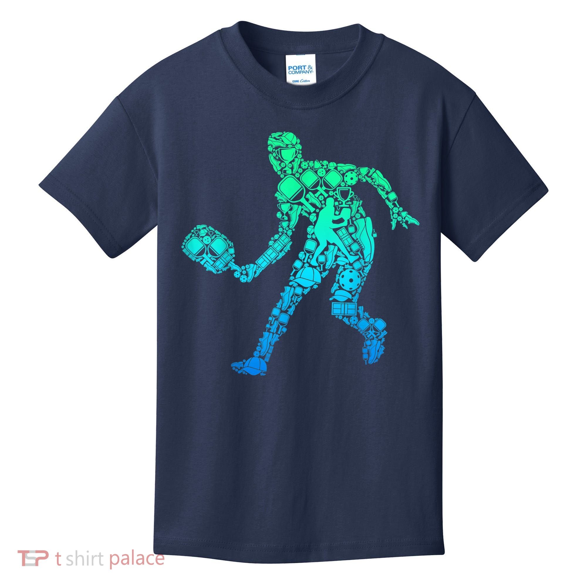 Pickleball Player Kids T-Shirt