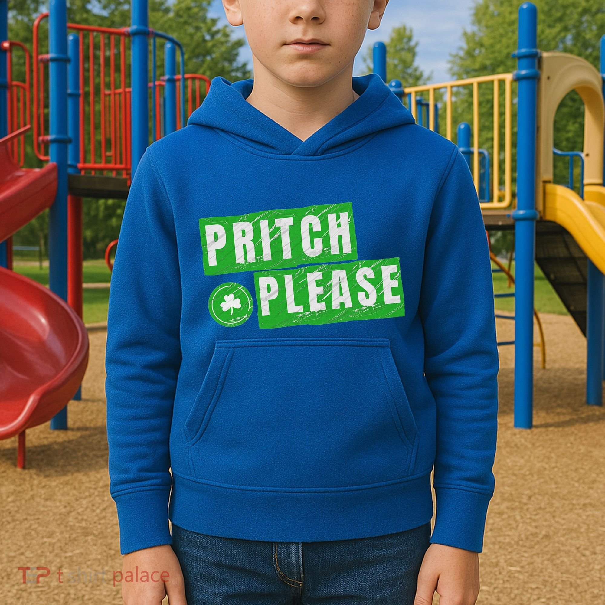 Pritch Please Kids Hoodie