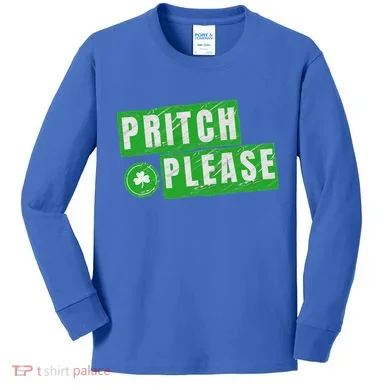 Pritch Please Kids Long Sleeve Shirt