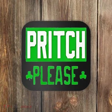 Pritch Please Coaster