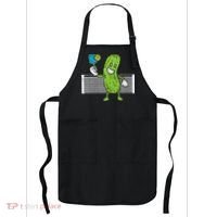 Pickle Playing Pickleball Funny Paddleball Gift Apron thumb 0