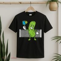 Pickle Playing Pickleball Funny Paddleball Gift T-Shirt thumb 2