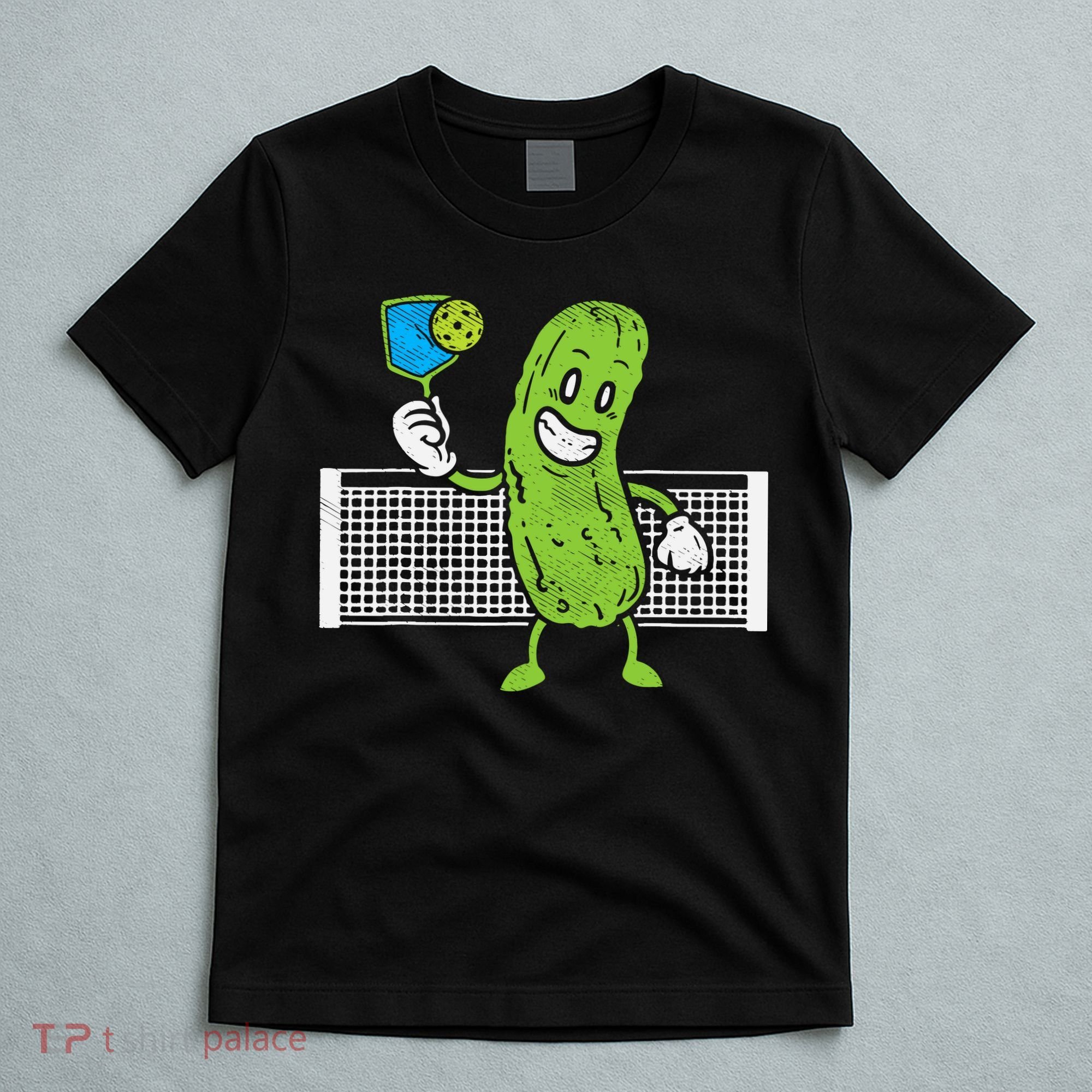 Pickle Playing Pickleball Funny Paddleball Gift T-Shirt