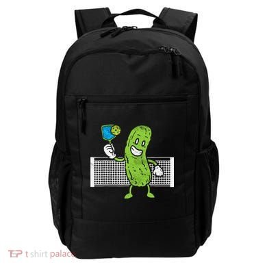 Pickle Playing Pickleball Funny Paddleball Gift Backpack