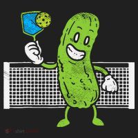 Pickle Playing Pickleball Funny Paddleball Gift Tumbler thumb 3