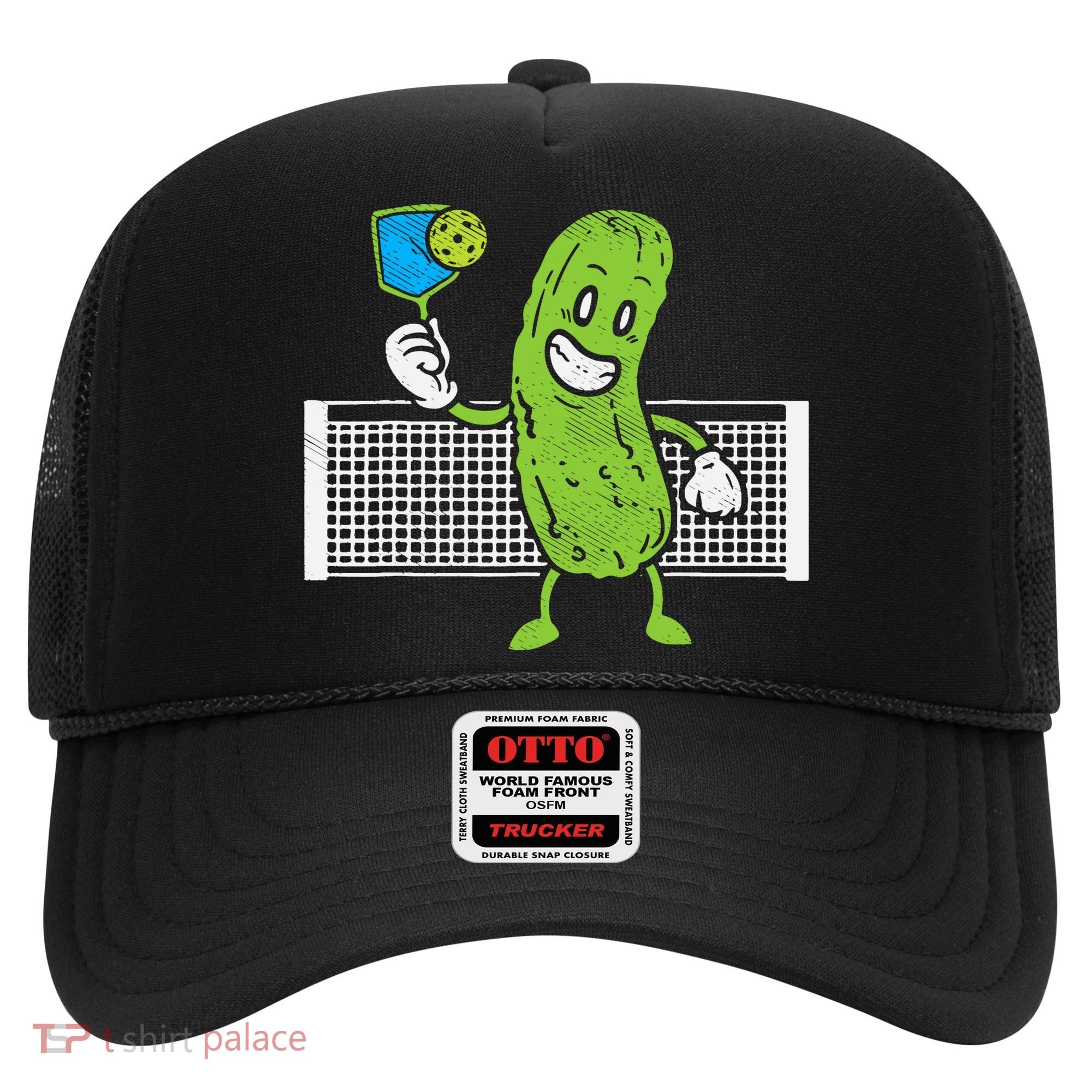 Pickle Playing Pickleball Funny Paddleball Gift Hat