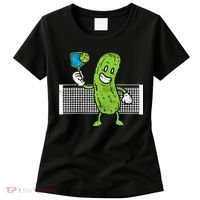 Pickle Playing Pickleball Funny Paddleball Gift Women's T-Shirt thumb 0