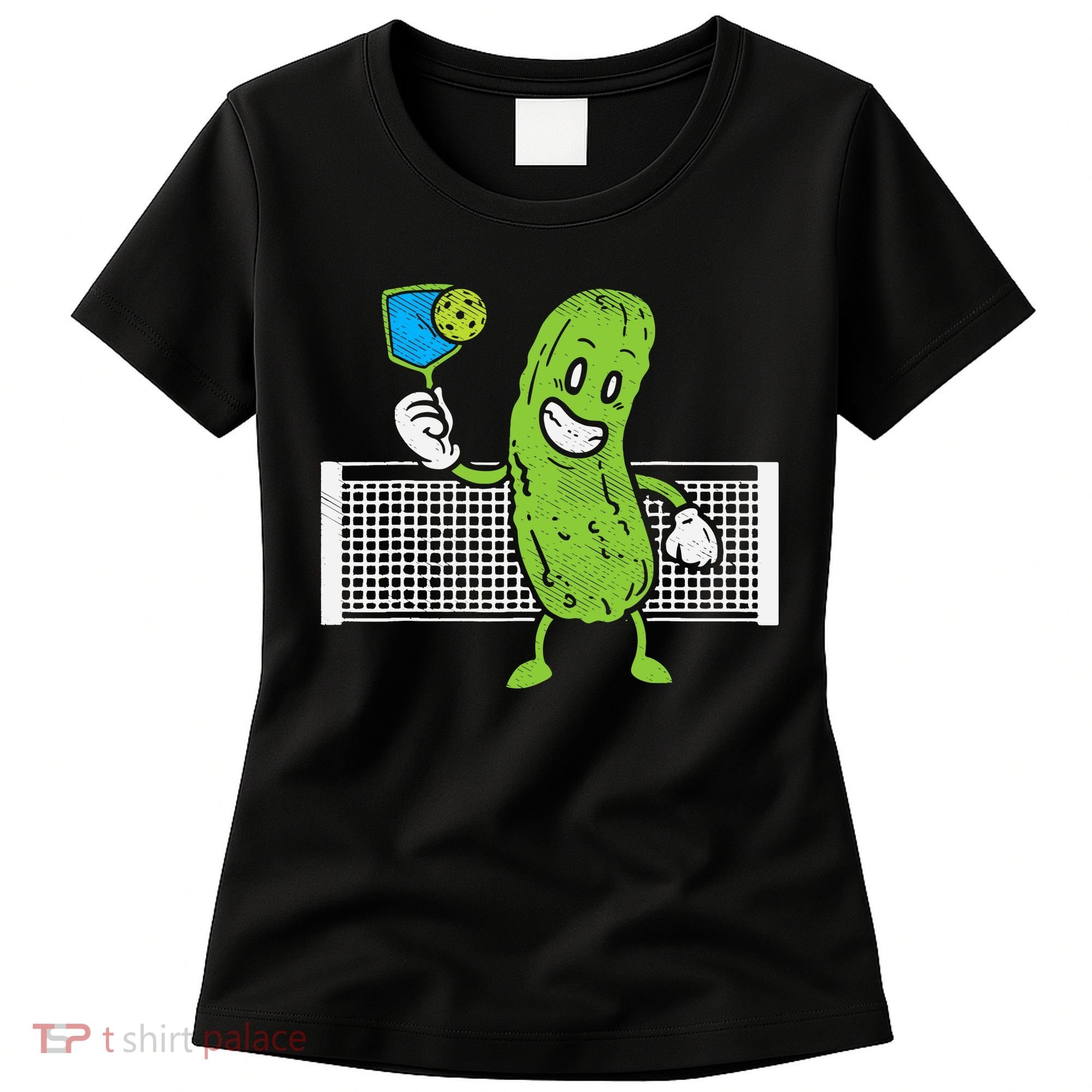 Pickle Playing Pickleball Funny Paddleball Gift Women's T-Shirt