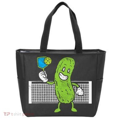 Pickle Playing Pickleball Funny Paddleball Gift Tote Bag