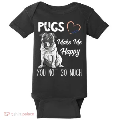 Pug Preference Baby Bodysuit