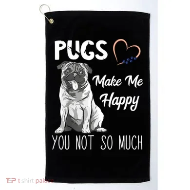 Pug Preference Golf Towel