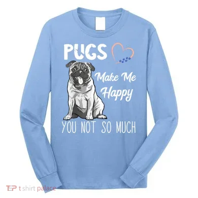 Pug Preference Long Sleeve Shirt