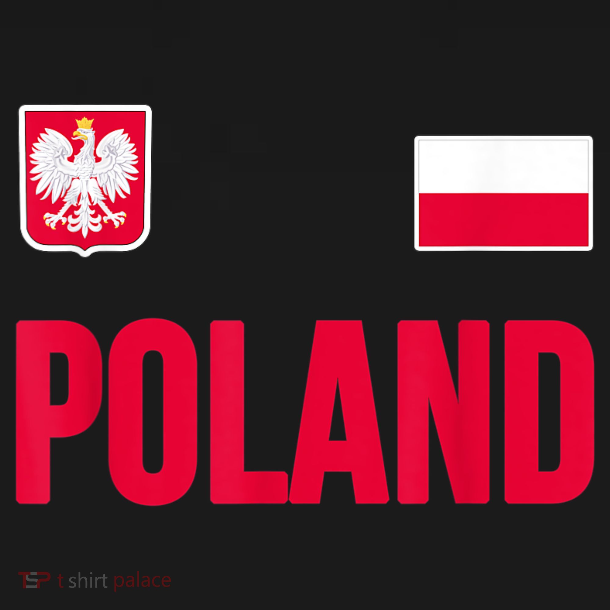 Poland Polska Polish Flag Souvenir Gift Soccer Jersey Toddler Hoodie