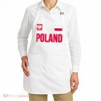 Poland Polska Polish Flag Souvenir Gift Soccer Jersey Apron thumb 2