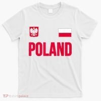Poland Polska Polish Flag Souvenir Gift Soccer Jersey T-Shirt thumb 0