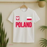 Poland Polska Polish Flag Souvenir Gift Soccer Jersey T-Shirt thumb 2