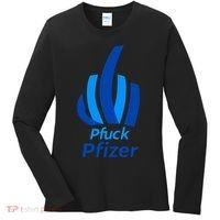 Pfuck Pfizer Women's Long Sleeve Shirt thumb 0