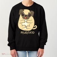 Pugtato Pug Potato Dog Lover TShirt Gift Women's Sweatshirt thumb 0