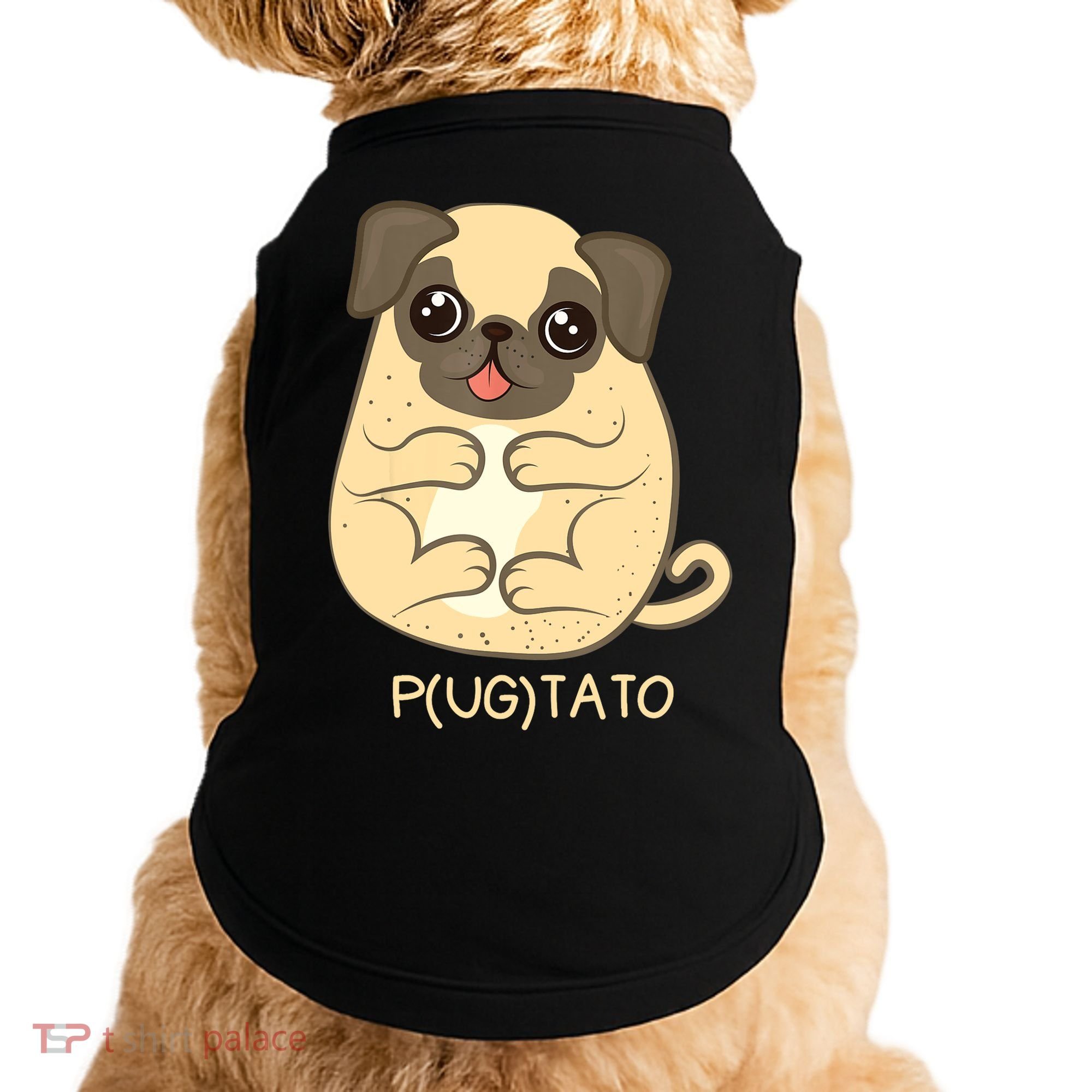 Pugtato Pug Potato Dog Lover TShirt Gift Doggie Tank