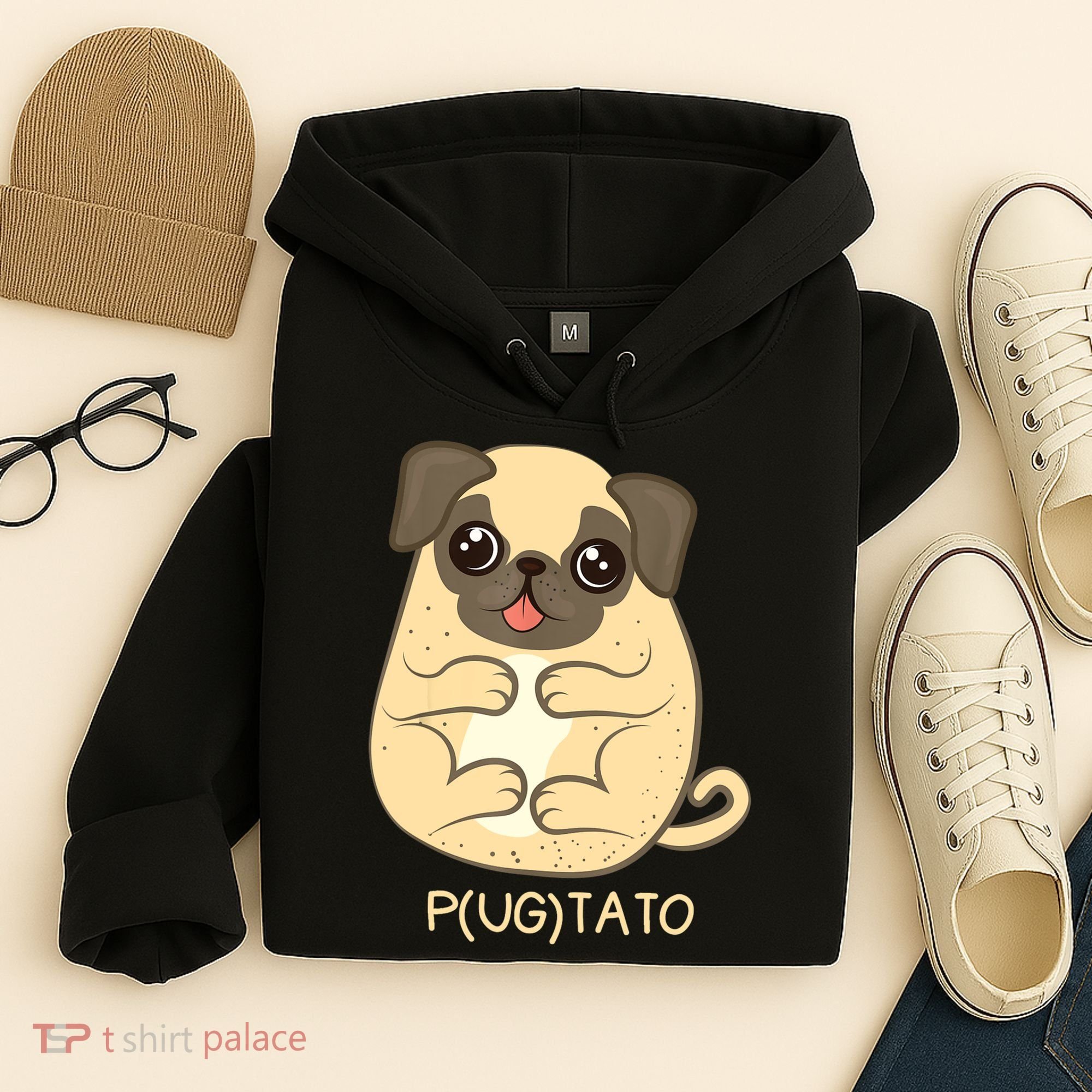 Pugtato Pug Potato Dog Lover TShirt Gift Hoodie