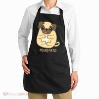 Pugtato Pug Potato Dog Lover TShirt Gift Apron thumb 2