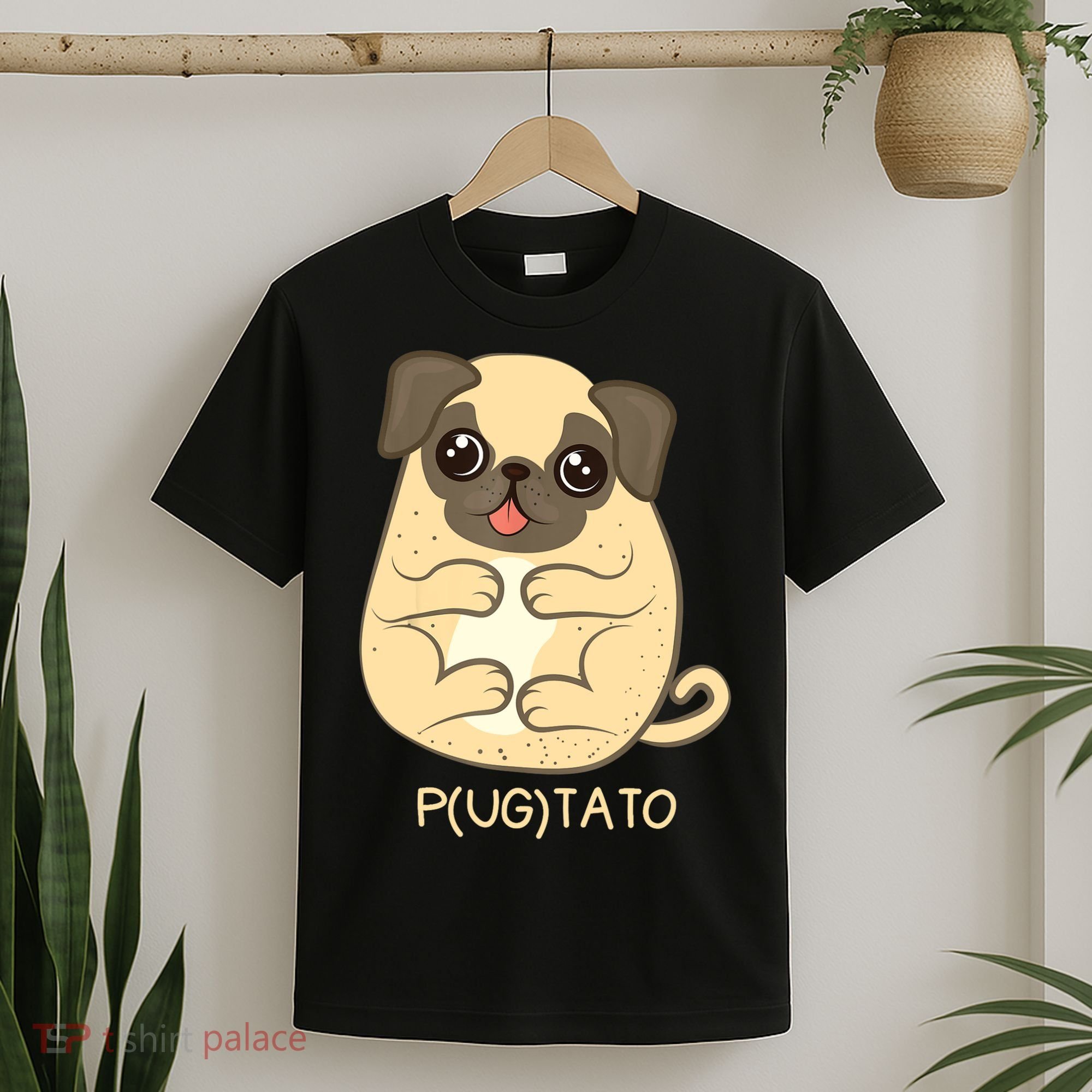Pugtato Pug Potato Dog Lover TShirt Gift T-Shirt