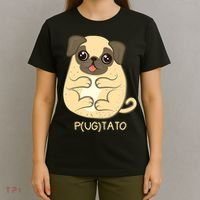Pugtato Pug Potato Dog Lover TShirt Gift T-Shirt thumb 4