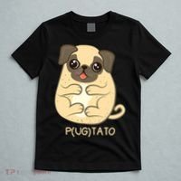 Pugtato Pug Potato Dog Lover TShirt Gift T-Shirt thumb 5