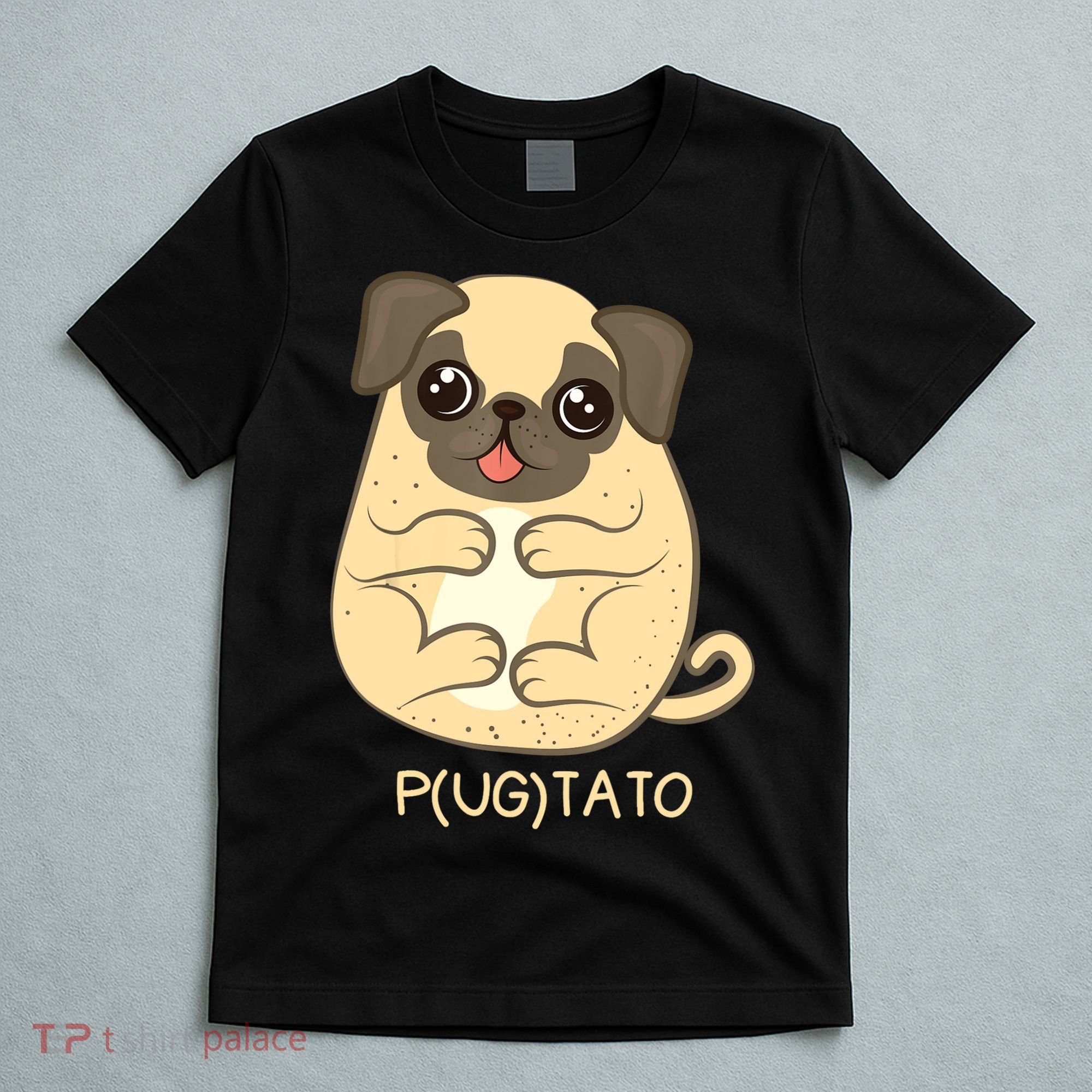 Pugtato Pug Potato Dog Lover TShirt Gift T-Shirt