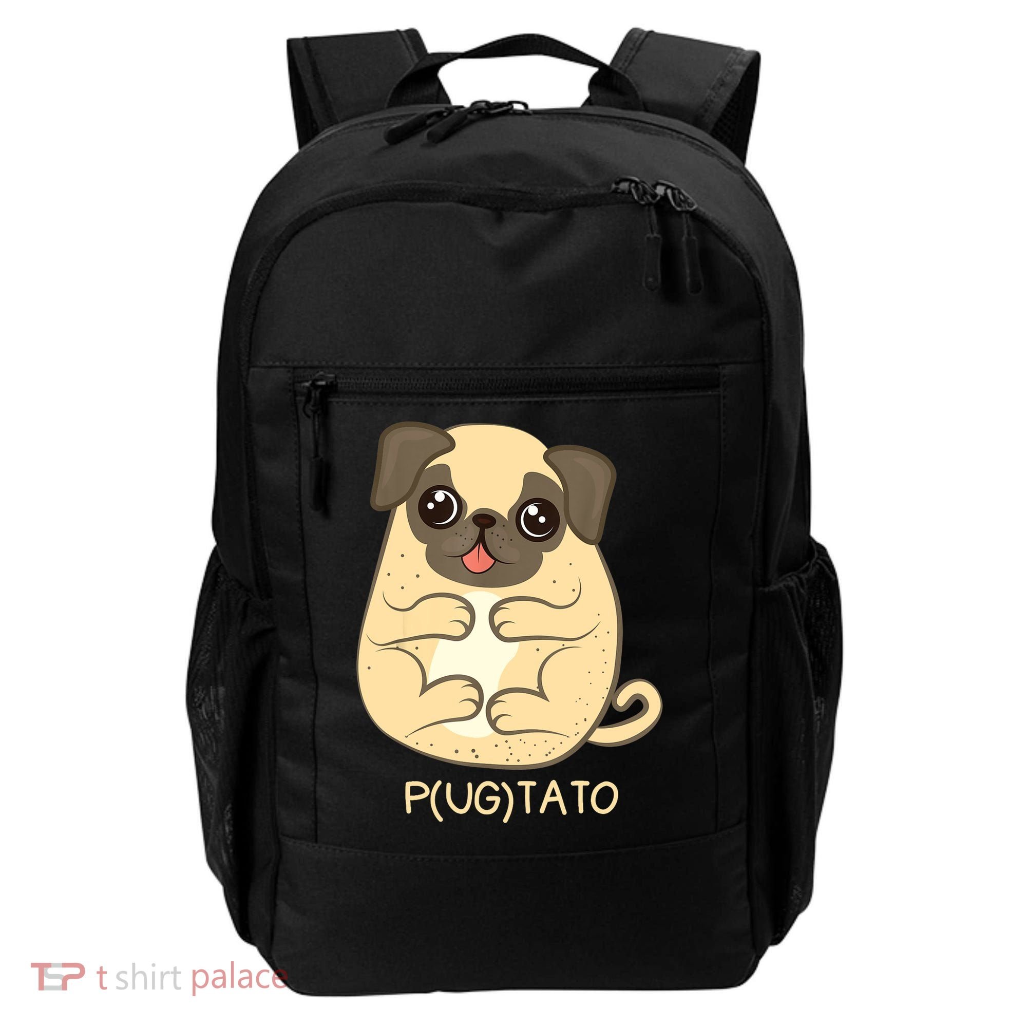 Pugtato Pug Potato Dog Lover TShirt Gift Backpack