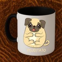 Pugtato Pug Potato Dog Lover TShirt Gift Coffee Mug thumb 2