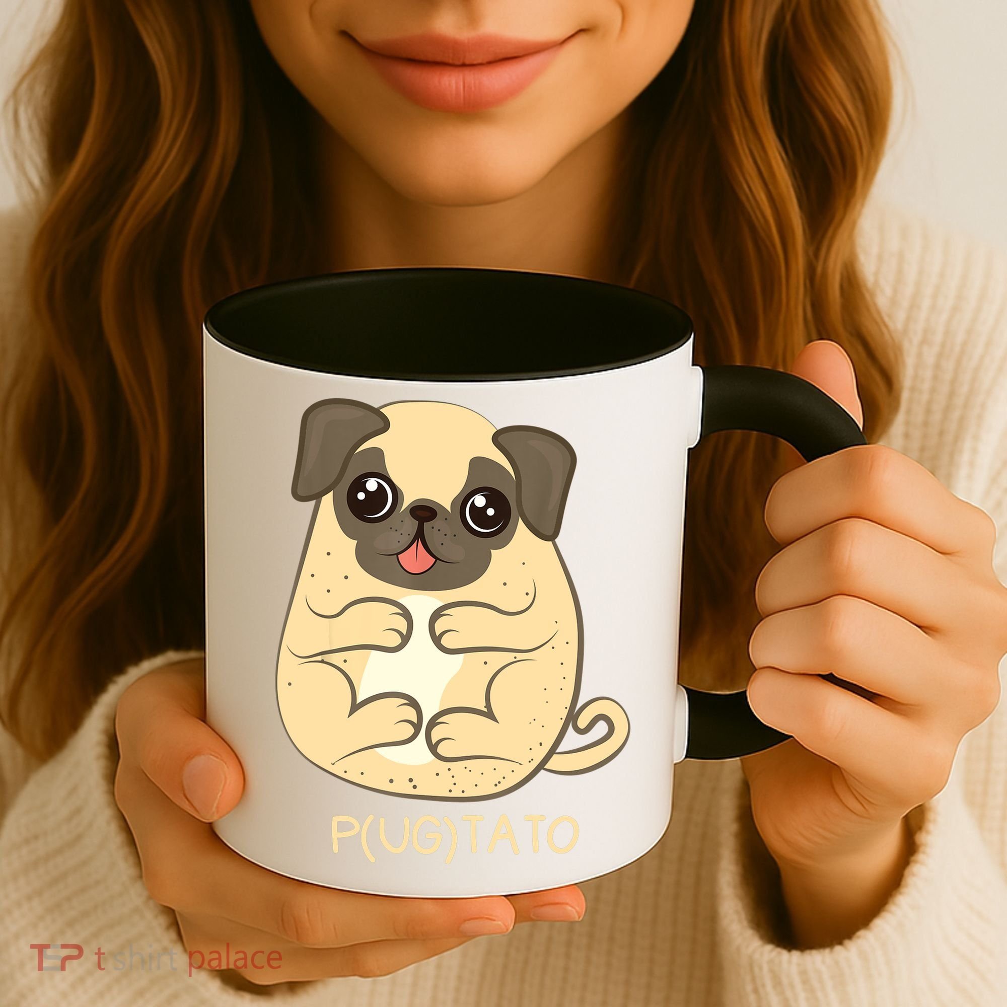 Pugtato Pug Potato Dog Lover TShirt Gift Coffee Mug