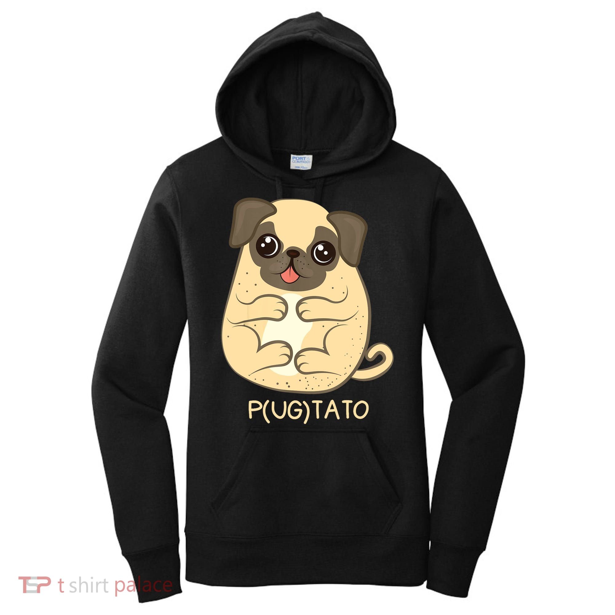 Pugtato Pug Potato Dog Lover TShirt Gift Women's Hoodie