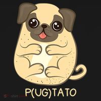 Pugtato Pug Potato Dog Lover TShirt Gift Women's Hoodie thumb 2