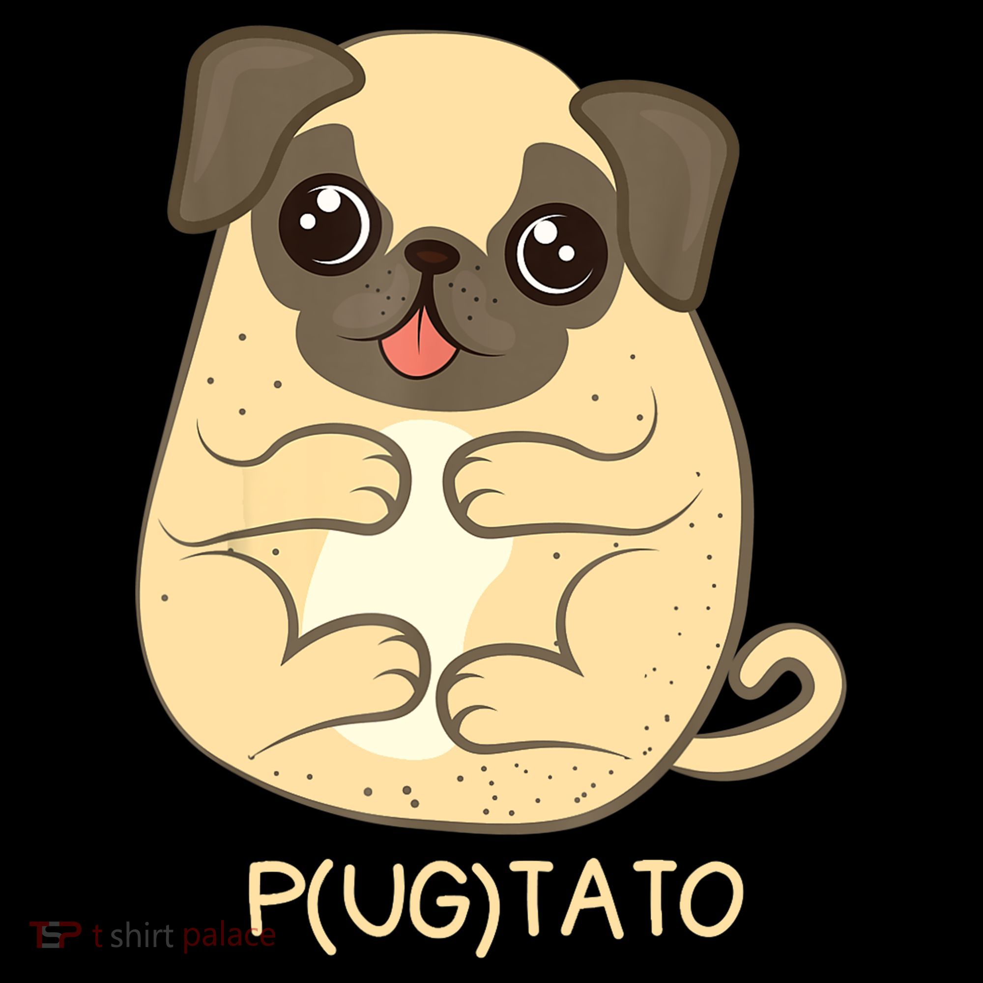 Pugtato Pug Potato Dog Lover TShirt Gift Women's Hoodie