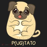Pugtato Pug Potato Dog Lover TShirt Gift Tumbler thumb 3