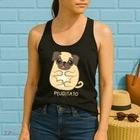 Pugtato Pug Potato Dog Lover TShirt Gift Women's Tank Top thumb 2