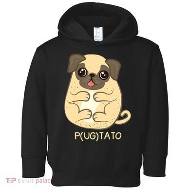 Pugtato Pug Potato Dog Lover TShirt Gift Toddler Hoodie