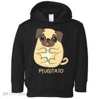 Pugtato Pug Potato Dog Lover TShirt Gift Toddler Hoodie thumb 0