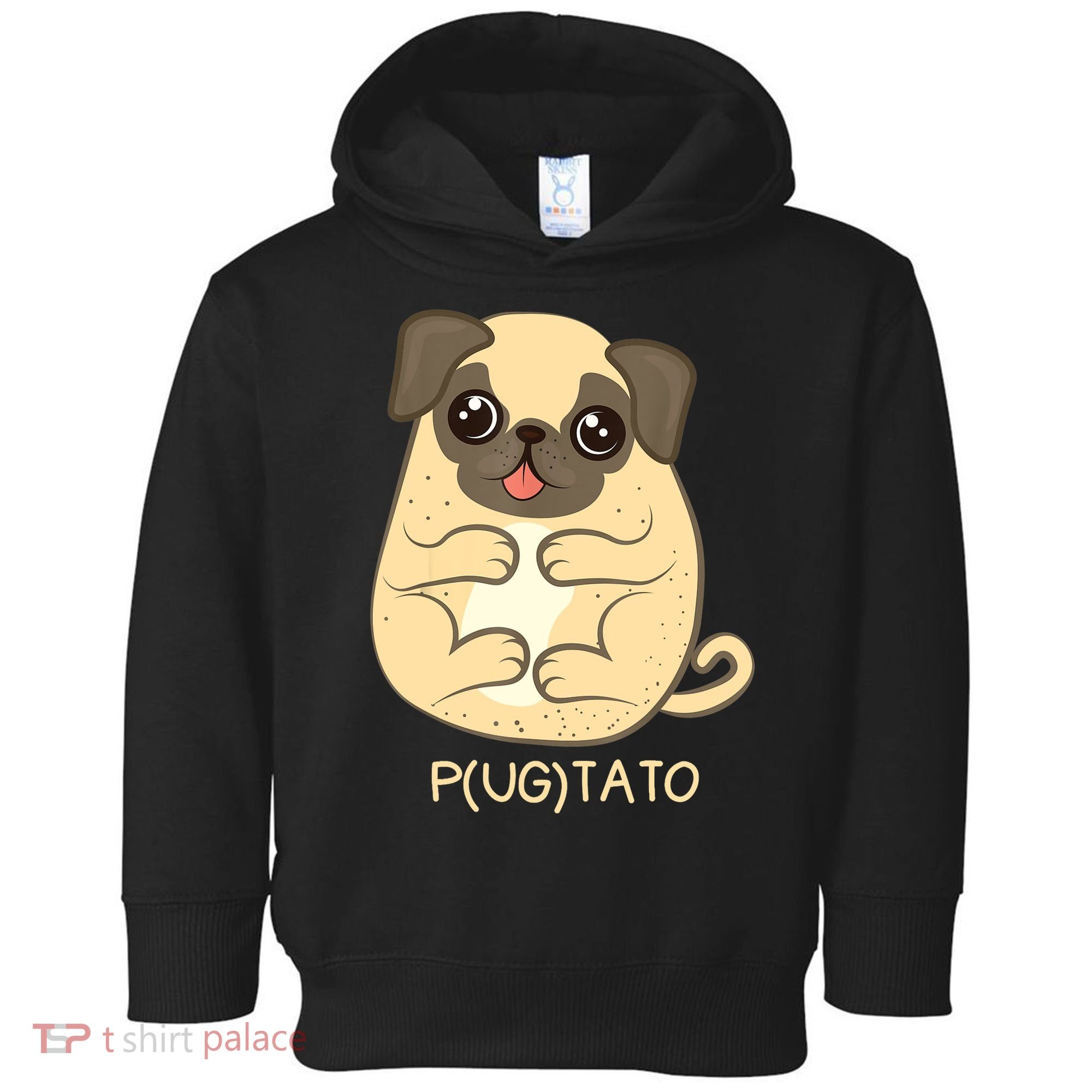 Pugtato Pug Potato Dog Lover TShirt Gift Toddler Hoodie